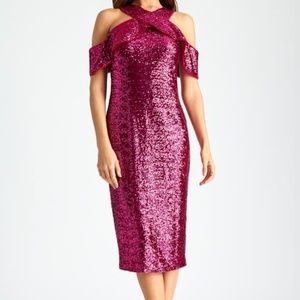 NEW Rachel Roy Sequin Midi